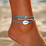 IF YOU Bohimia Sea Turtles Anklet Vintage For Women Summer Beach BOHO Bracelet on Leg Chain Foot Anklets Jewelry Drop shipping